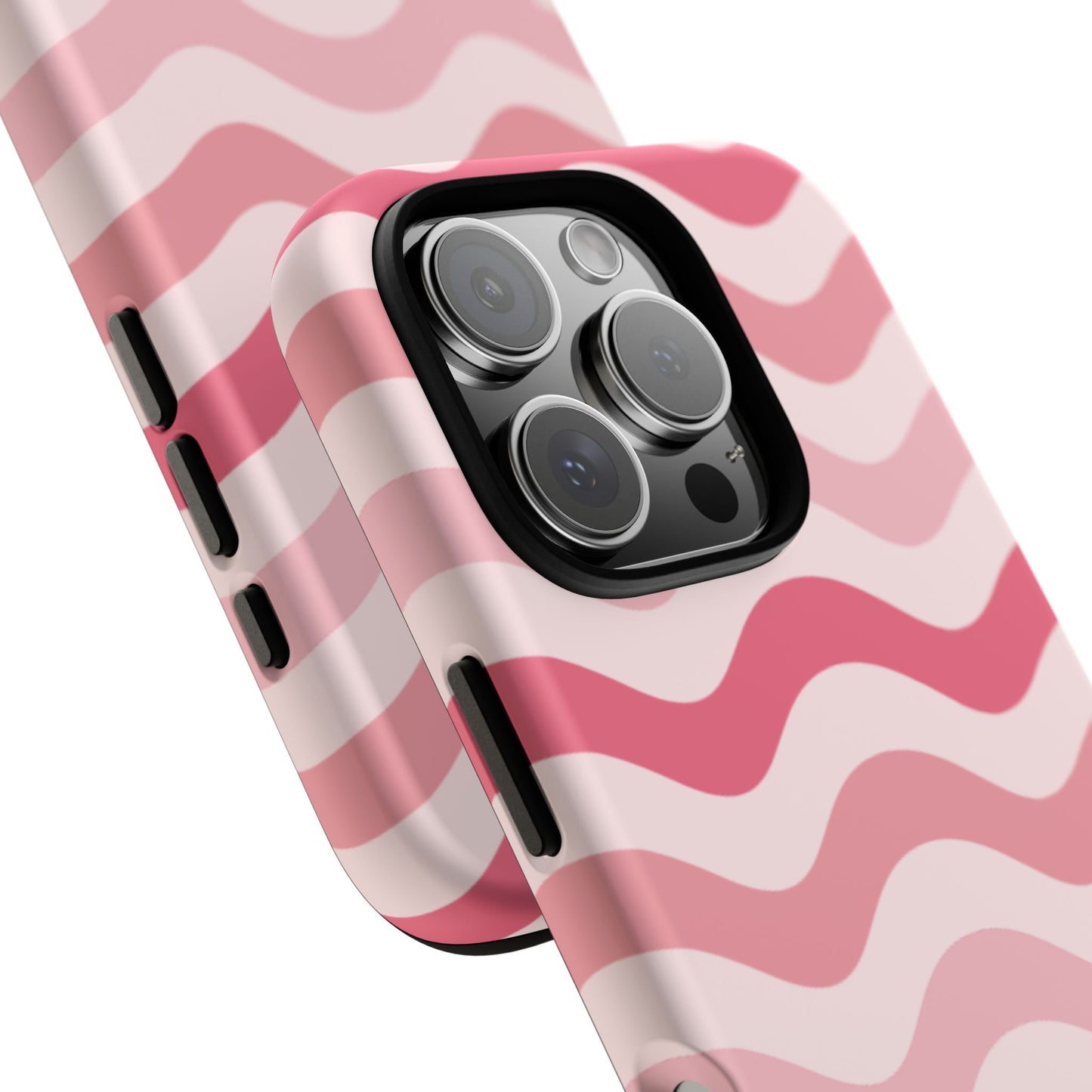 Stylish Phone Case with Wavy Pattern, Cute Phone Cover, Chic Gift for Her, Trendy Cellphone Protection, Valentine's Day Gift, Summer Vibe