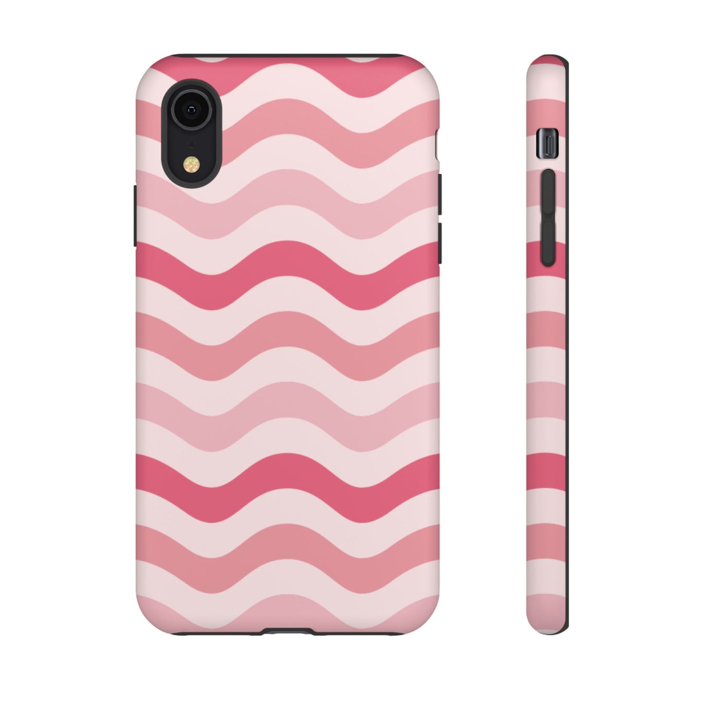 Stylish Phone Case with Wavy Pattern, Cute Phone Cover, Chic Gift for Her, Trendy Cellphone Protection, Valentine's Day Gift, Summer Vibe
