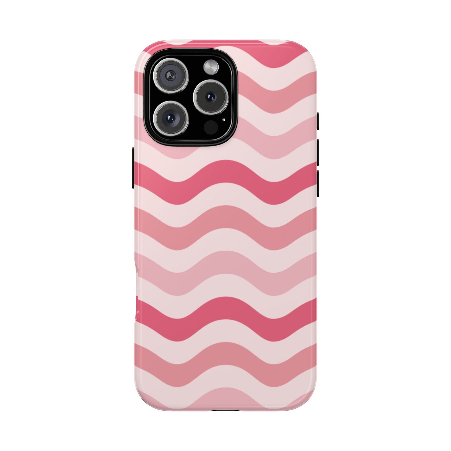 Stylish Phone Case with Wavy Pattern, Cute Phone Cover, Chic Gift for Her, Trendy Cellphone Protection, Valentine's Day Gift, Summer Vibe