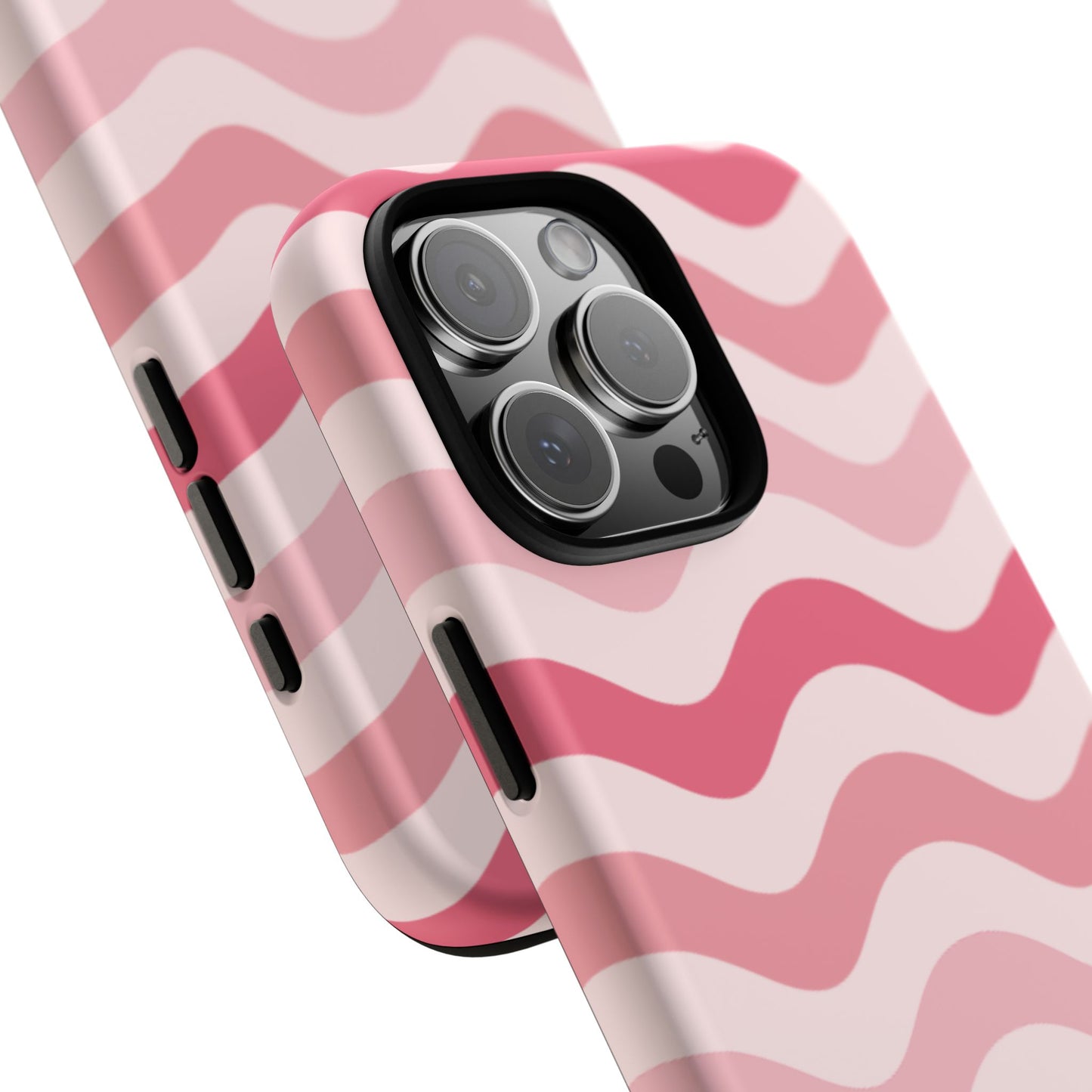 Stylish Phone Case with Wavy Pattern, Cute Phone Cover, Chic Gift for Her, Trendy Cellphone Protection, Valentine's Day Gift, Summer Vibe