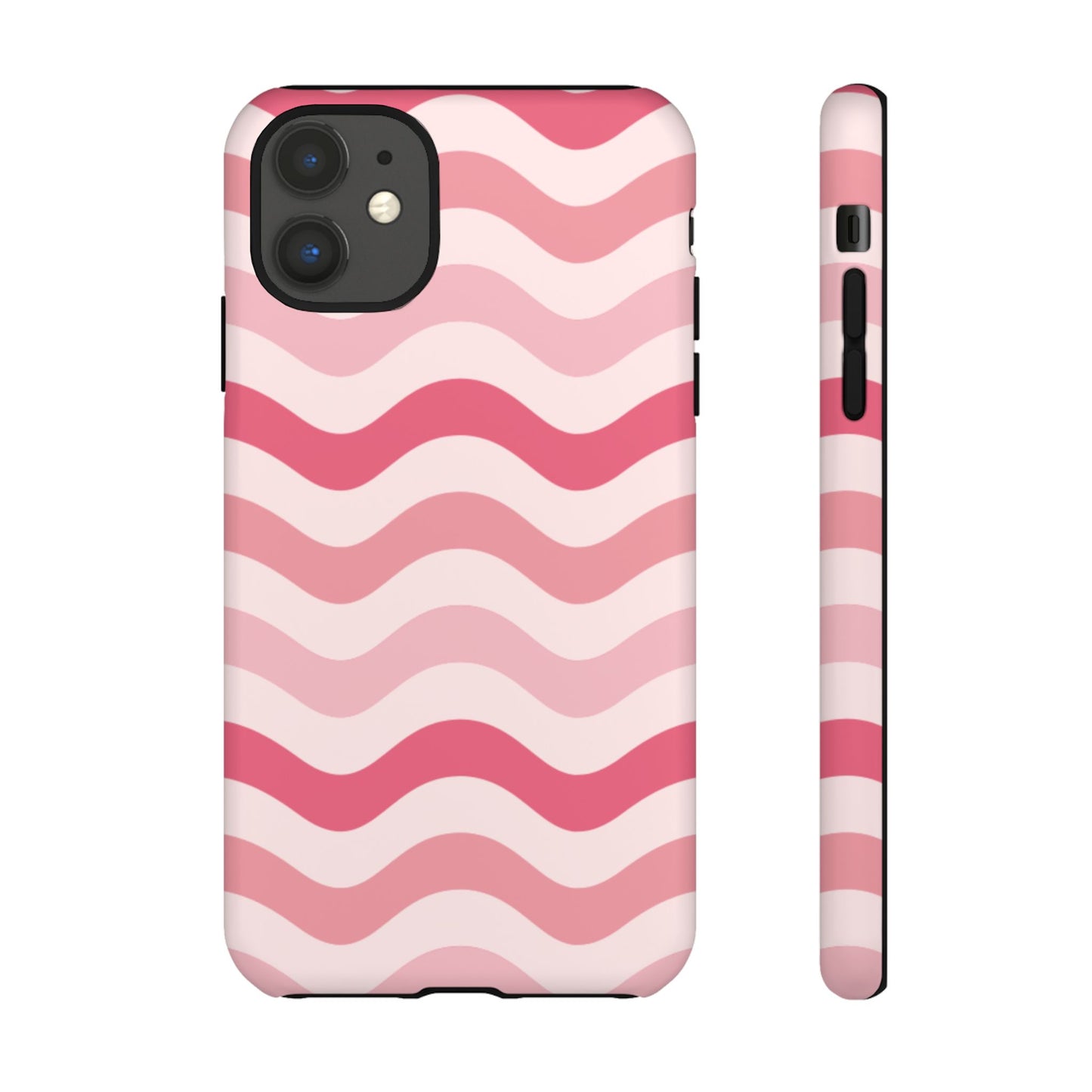 Stylish Phone Case with Wavy Pattern, Cute Phone Cover, Chic Gift for Her, Trendy Cellphone Protection, Valentine's Day Gift, Summer Vibe