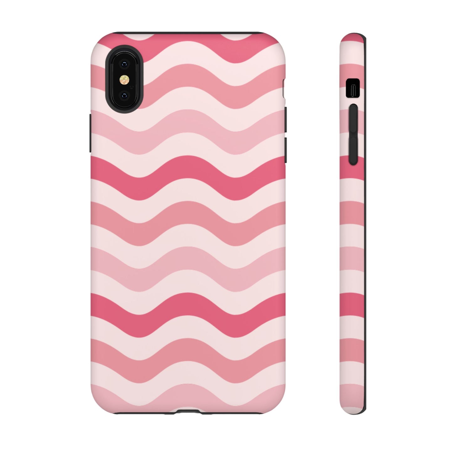 Stylish Phone Case with Wavy Pattern, Cute Phone Cover, Chic Gift for Her, Trendy Cellphone Protection, Valentine's Day Gift, Summer Vibe