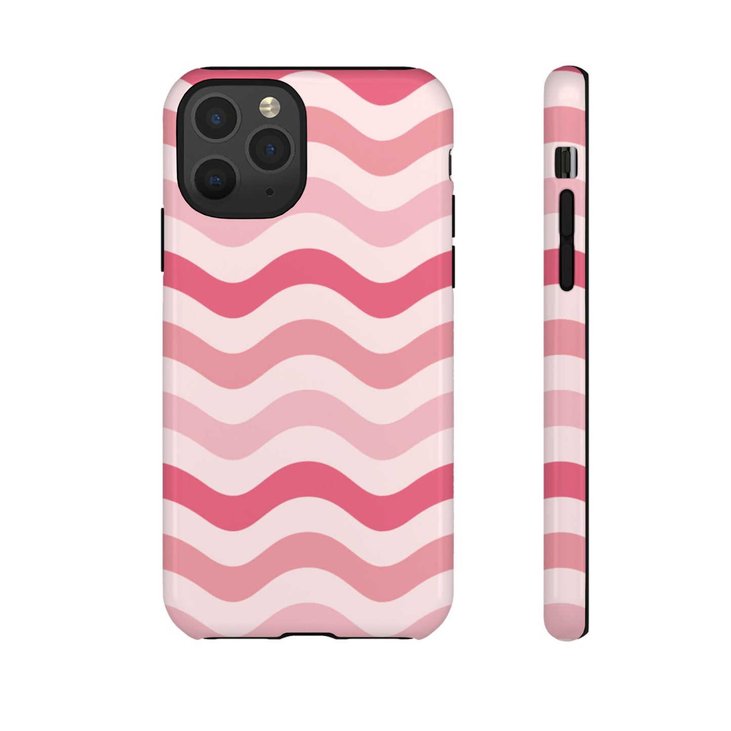 Stylish Phone Case with Wavy Pattern, Cute Phone Cover, Chic Gift for Her, Trendy Cellphone Protection, Valentine's Day Gift, Summer Vibe