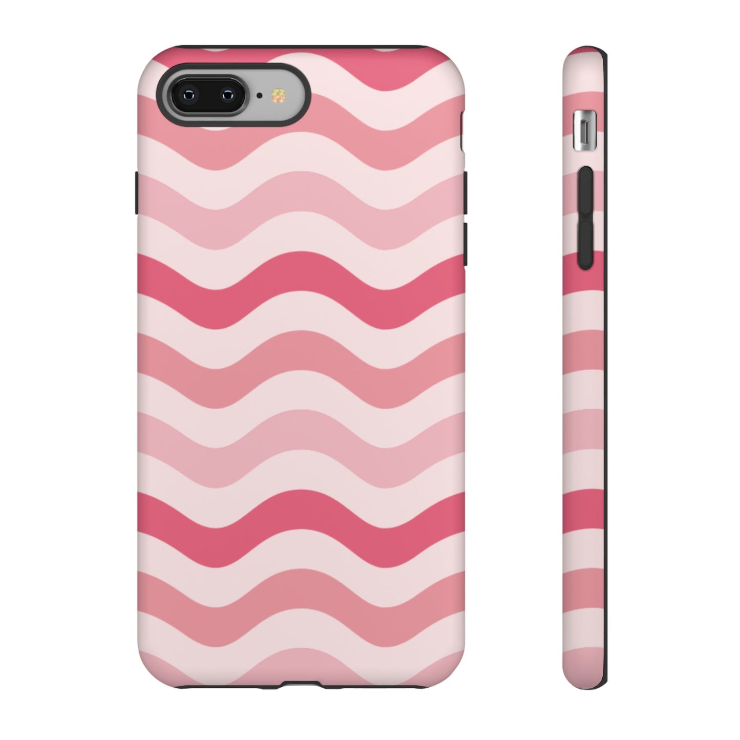 Stylish Phone Case with Wavy Pattern, Cute Phone Cover, Chic Gift for Her, Trendy Cellphone Protection, Valentine's Day Gift, Summer Vibe
