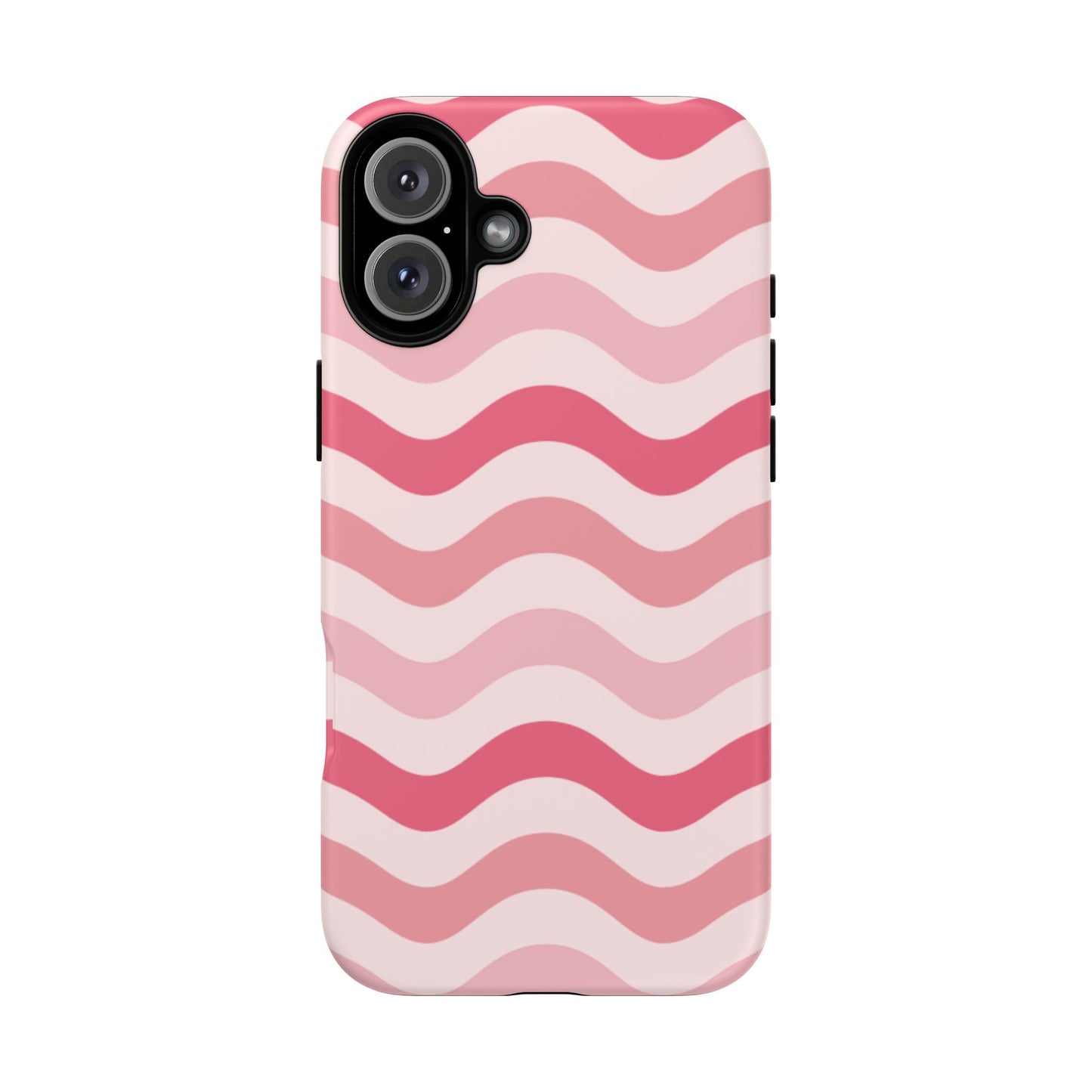 Stylish Phone Case with Wavy Pattern, Cute Phone Cover, Chic Gift for Her, Trendy Cellphone Protection, Valentine's Day Gift, Summer Vibe