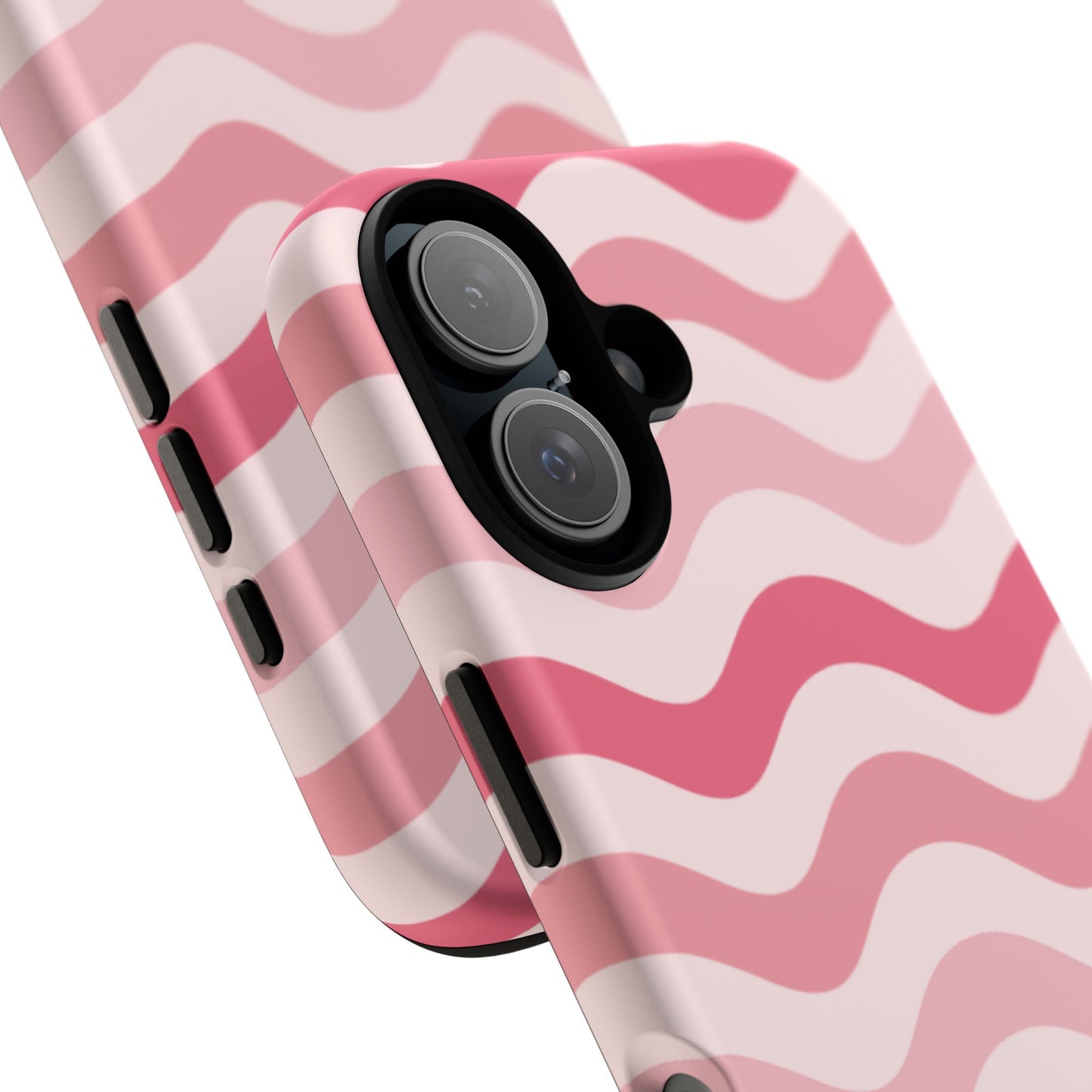 Stylish Phone Case with Wavy Pattern, Cute Phone Cover, Chic Gift for Her, Trendy Cellphone Protection, Valentine's Day Gift, Summer Vibe