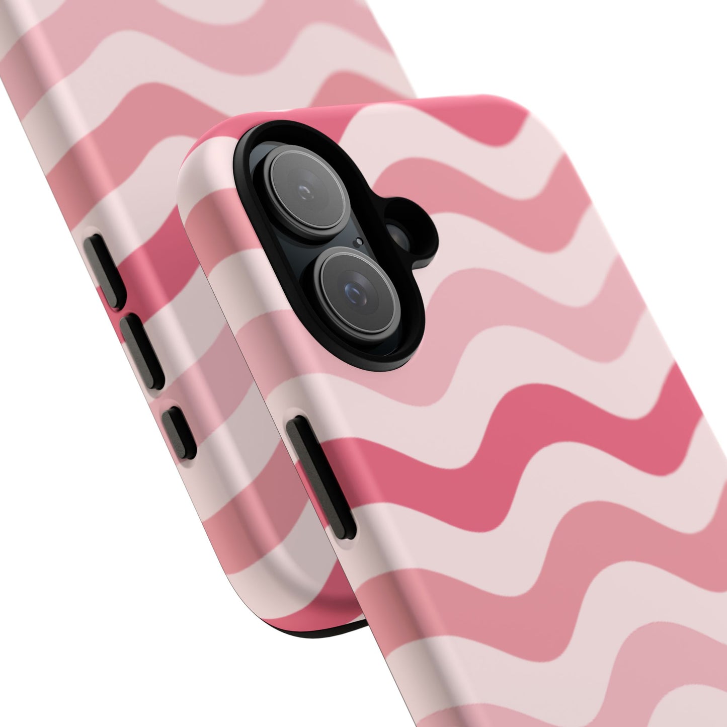 Stylish Phone Case with Wavy Pattern, Cute Phone Cover, Chic Gift for Her, Trendy Cellphone Protection, Valentine's Day Gift, Summer Vibe