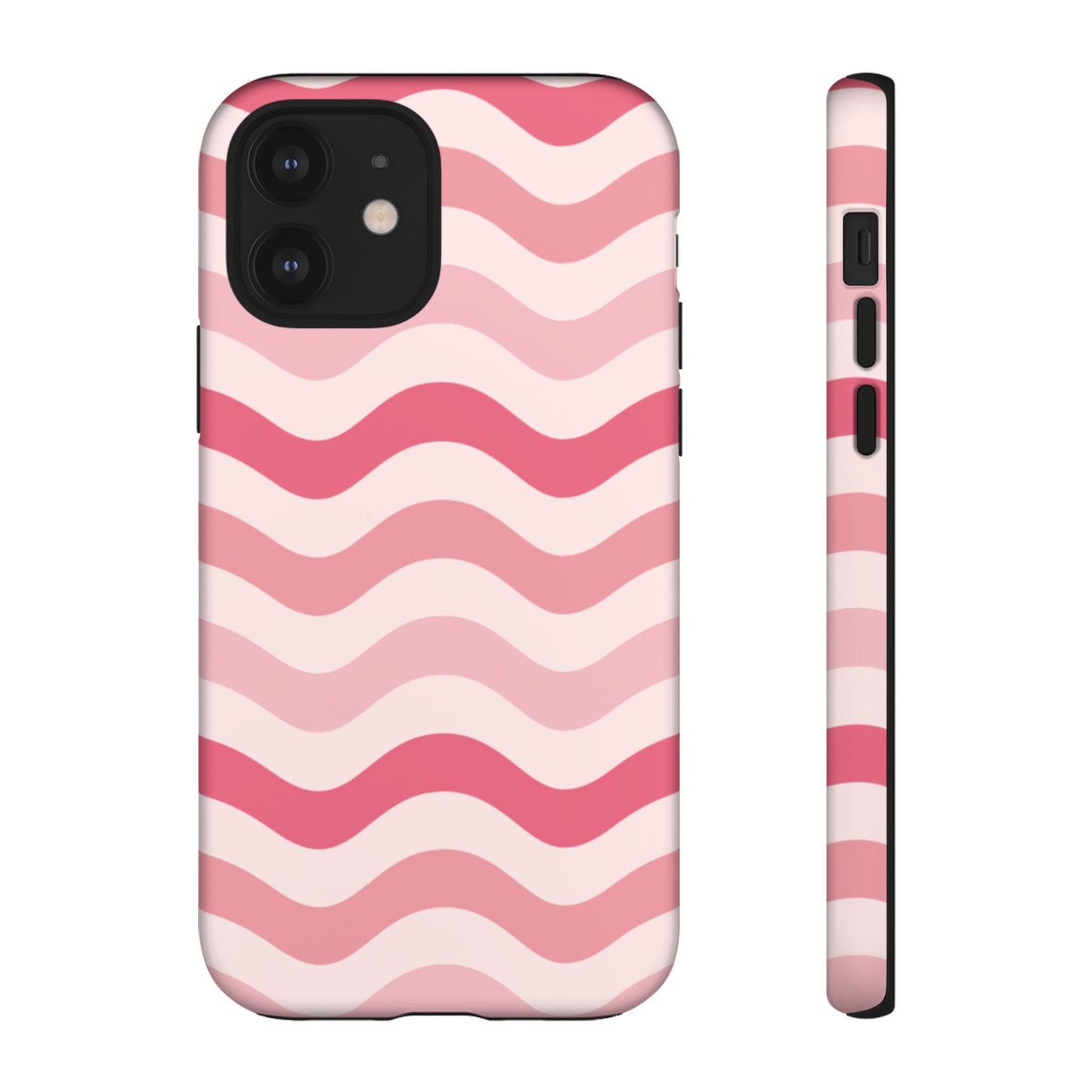 Stylish Phone Case with Wavy Pattern, Cute Phone Cover, Chic Gift for Her, Trendy Cellphone Protection, Valentine's Day Gift, Summer Vibe