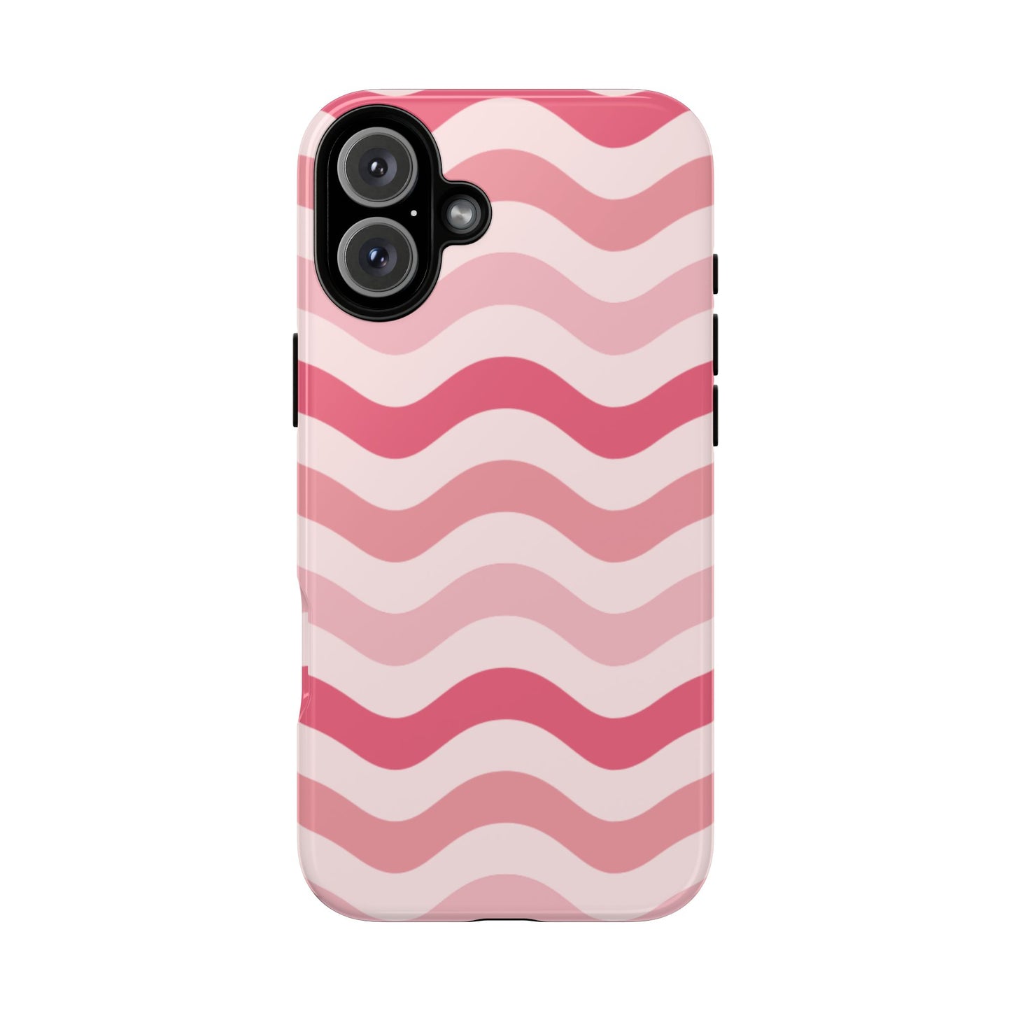 Stylish Phone Case with Wavy Pattern, Cute Phone Cover, Chic Gift for Her, Trendy Cellphone Protection, Valentine's Day Gift, Summer Vibe