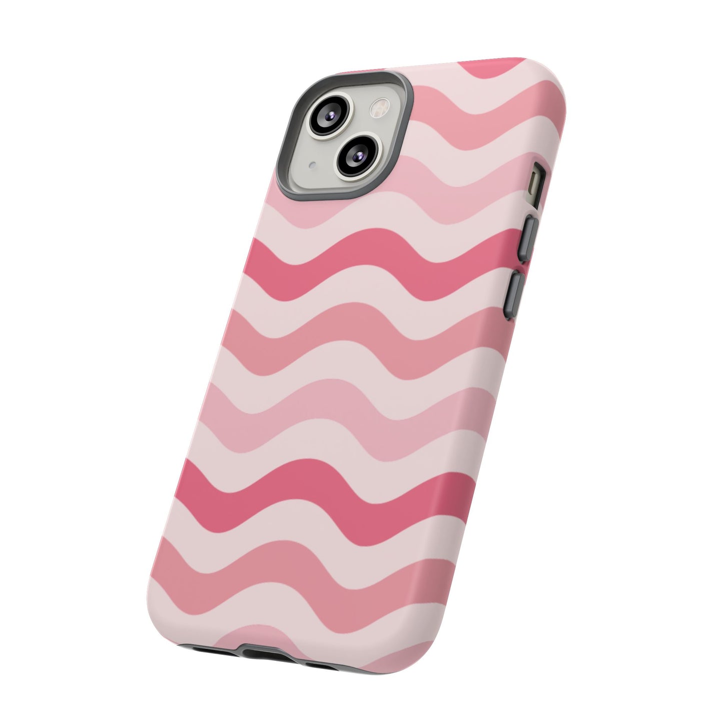 Stylish Phone Case with Wavy Pattern, Cute Phone Cover, Chic Gift for Her, Trendy Cellphone Protection, Valentine's Day Gift, Summer Vibe