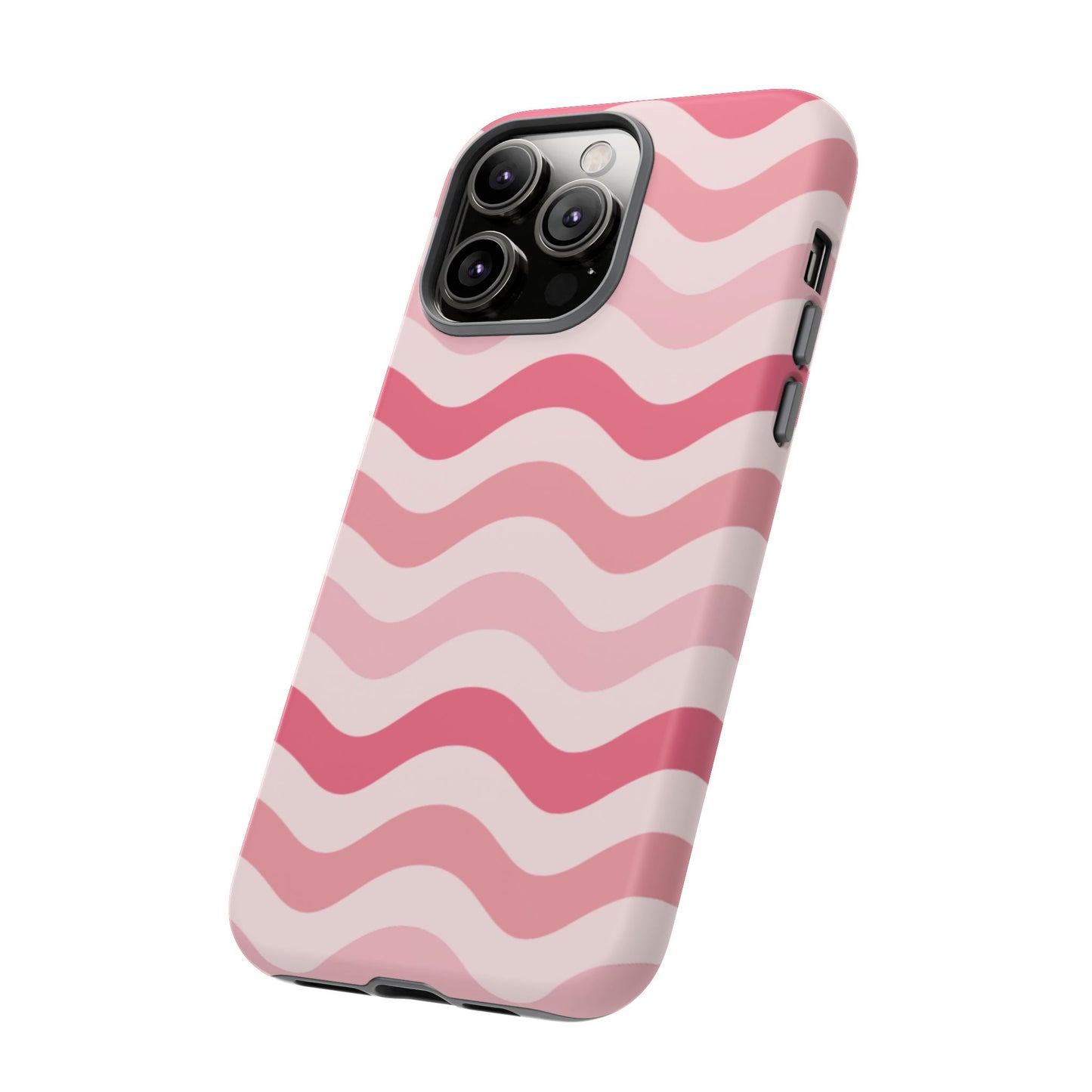 Stylish Phone Case with Wavy Pattern, Cute Phone Cover, Chic Gift for Her, Trendy Cellphone Protection, Valentine's Day Gift, Summer Vibe