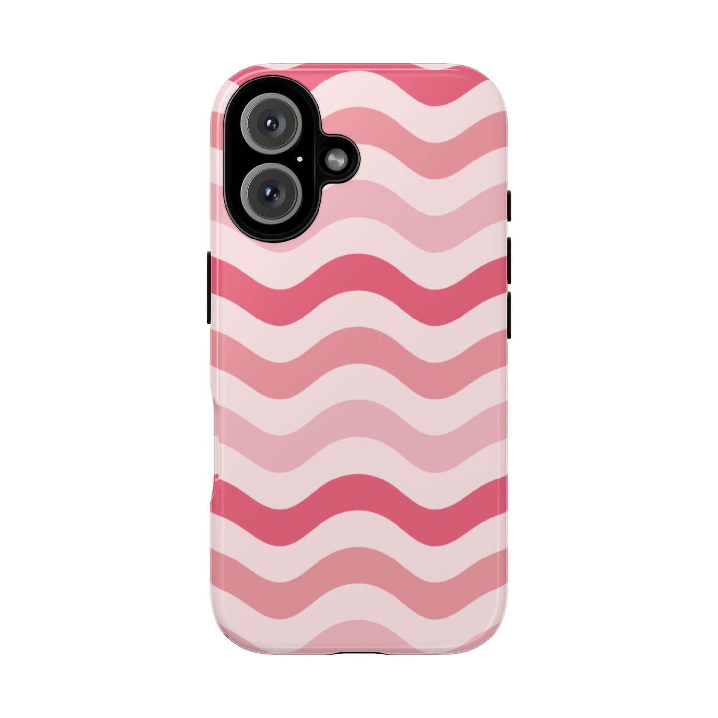 Stylish Phone Case with Wavy Pattern, Cute Phone Cover, Chic Gift for Her, Trendy Cellphone Protection, Valentine's Day Gift, Summer Vibe