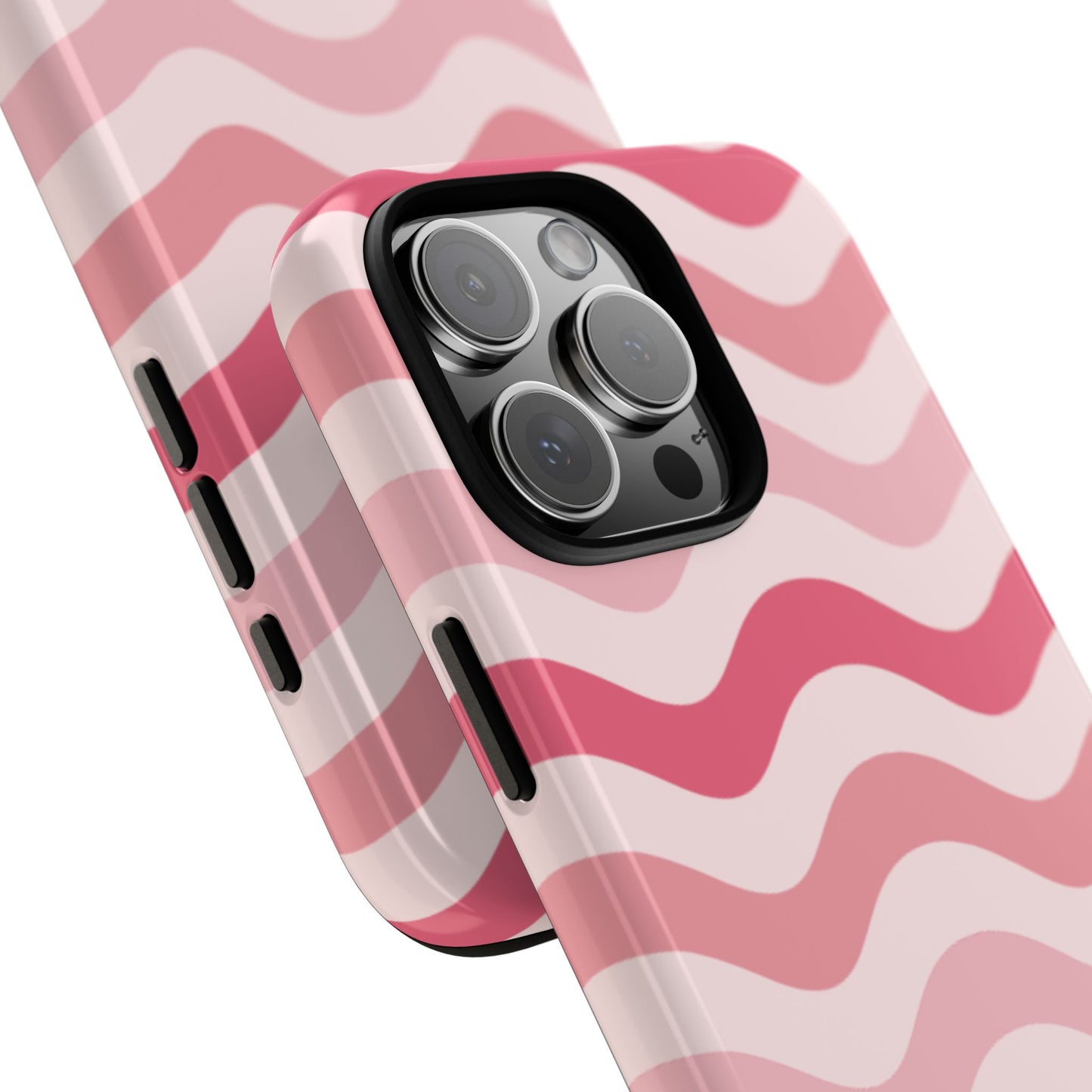 Stylish Phone Case with Wavy Pattern, Cute Phone Cover, Chic Gift for Her, Trendy Cellphone Protection, Valentine's Day Gift, Summer Vibe