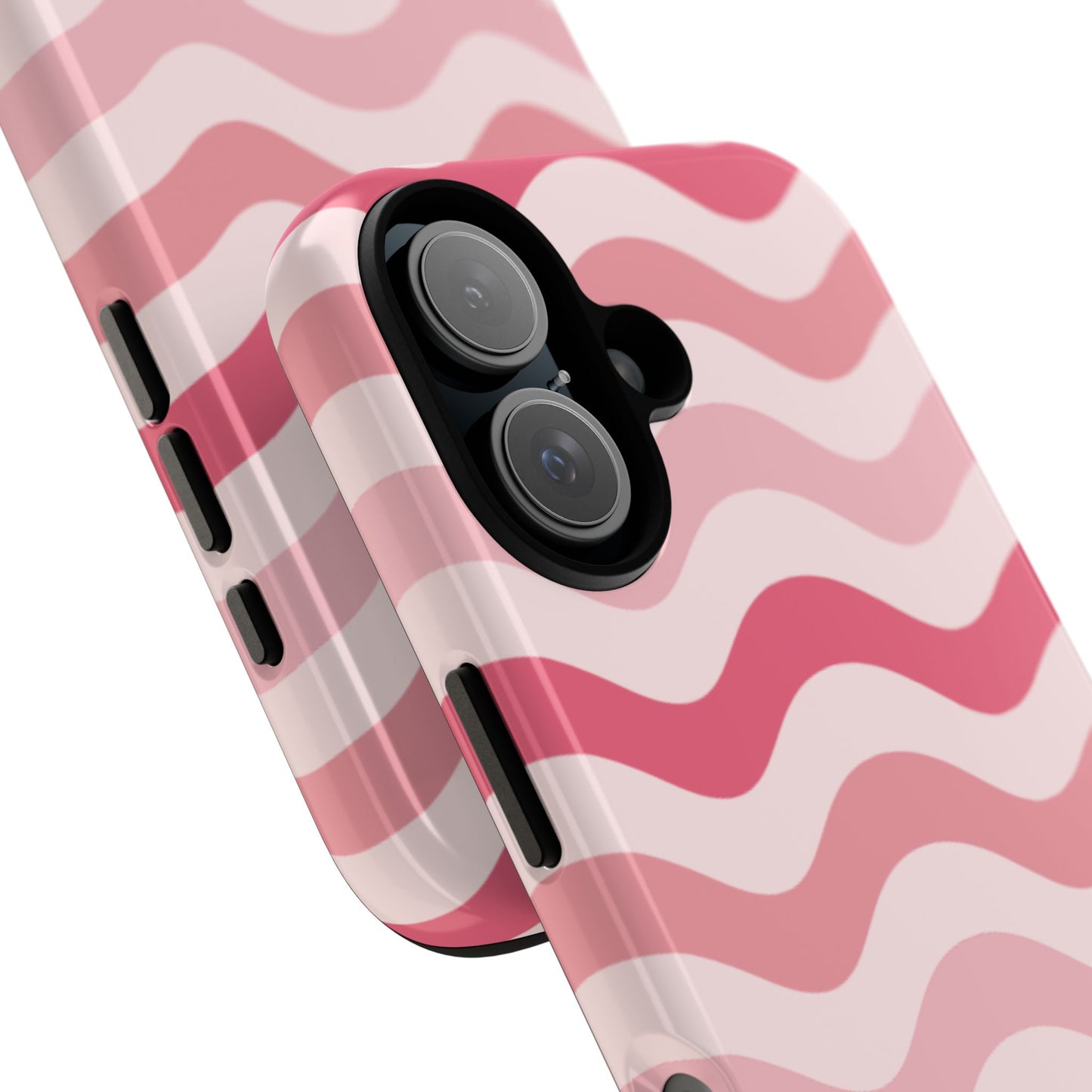 Stylish Phone Case with Wavy Pattern, Cute Phone Cover, Chic Gift for Her, Trendy Cellphone Protection, Valentine's Day Gift, Summer Vibe